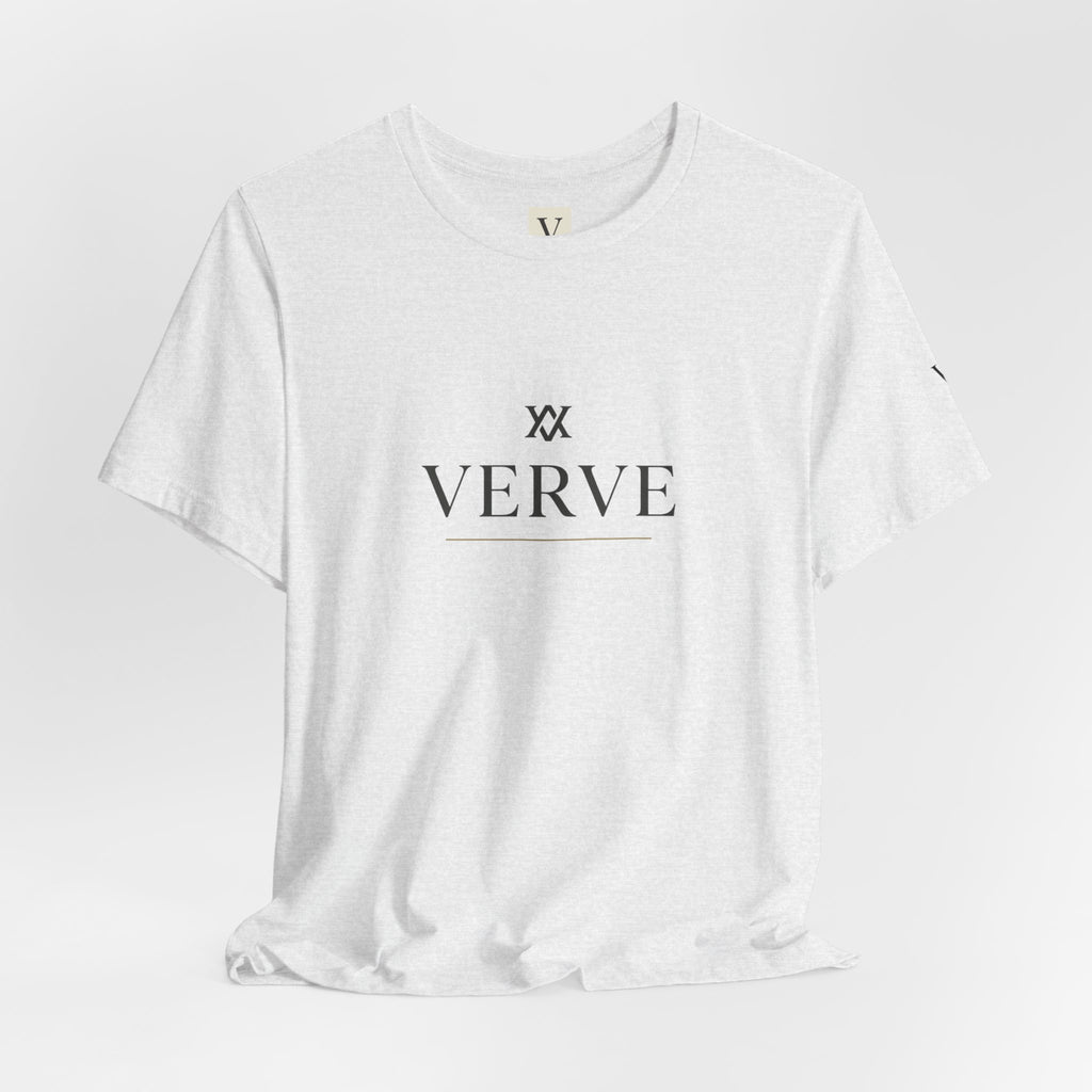 Verve Minimalist Logo Tee — Men's & Women's Casual Crewneck
