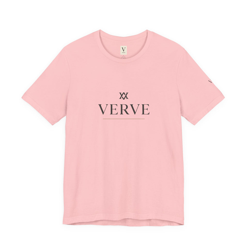 Verve Minimalist Logo Tee — Men's & Women's Casual Crewneck