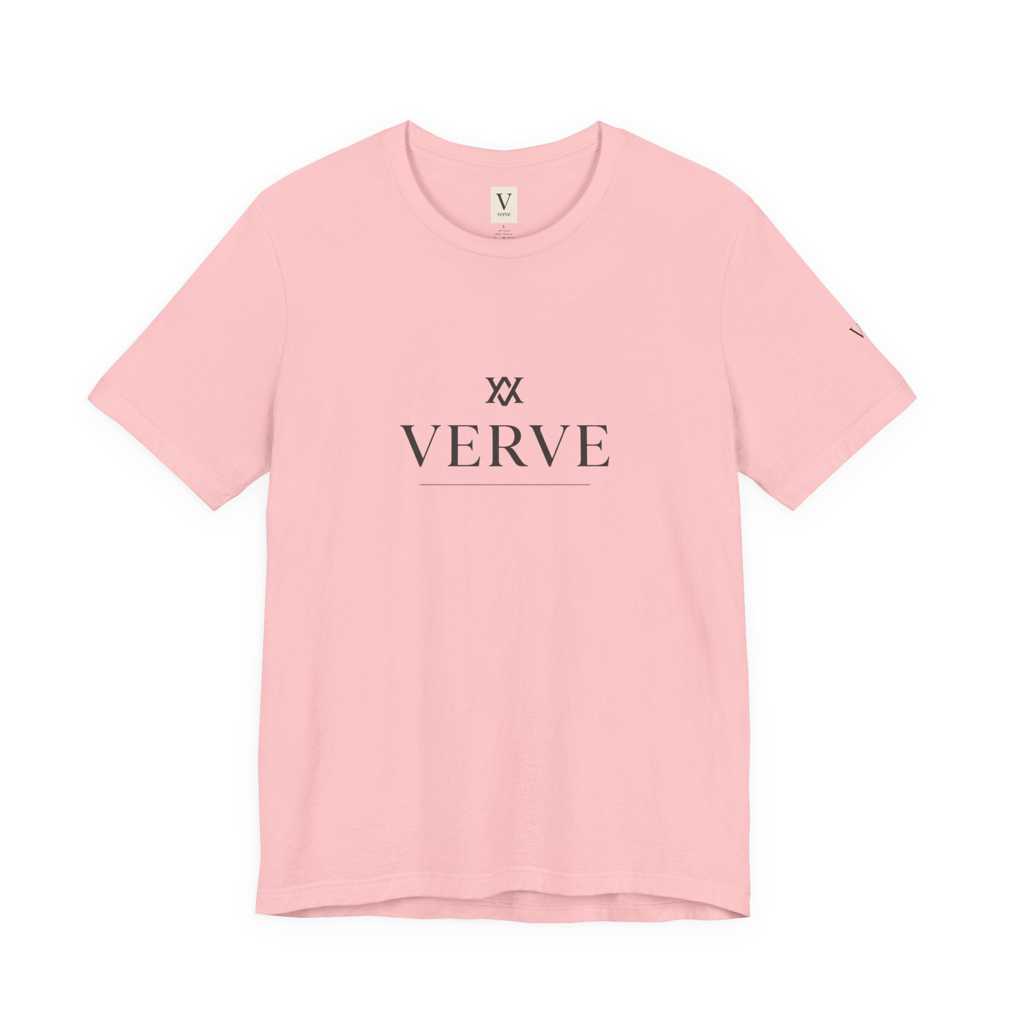 Verve Minimalist Logo Tee — Men's & Women's Casual Crewneck