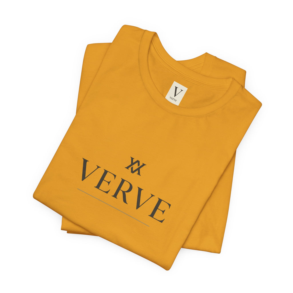 Verve Minimalist Logo Tee — Men's & Women's Casual Crewneck