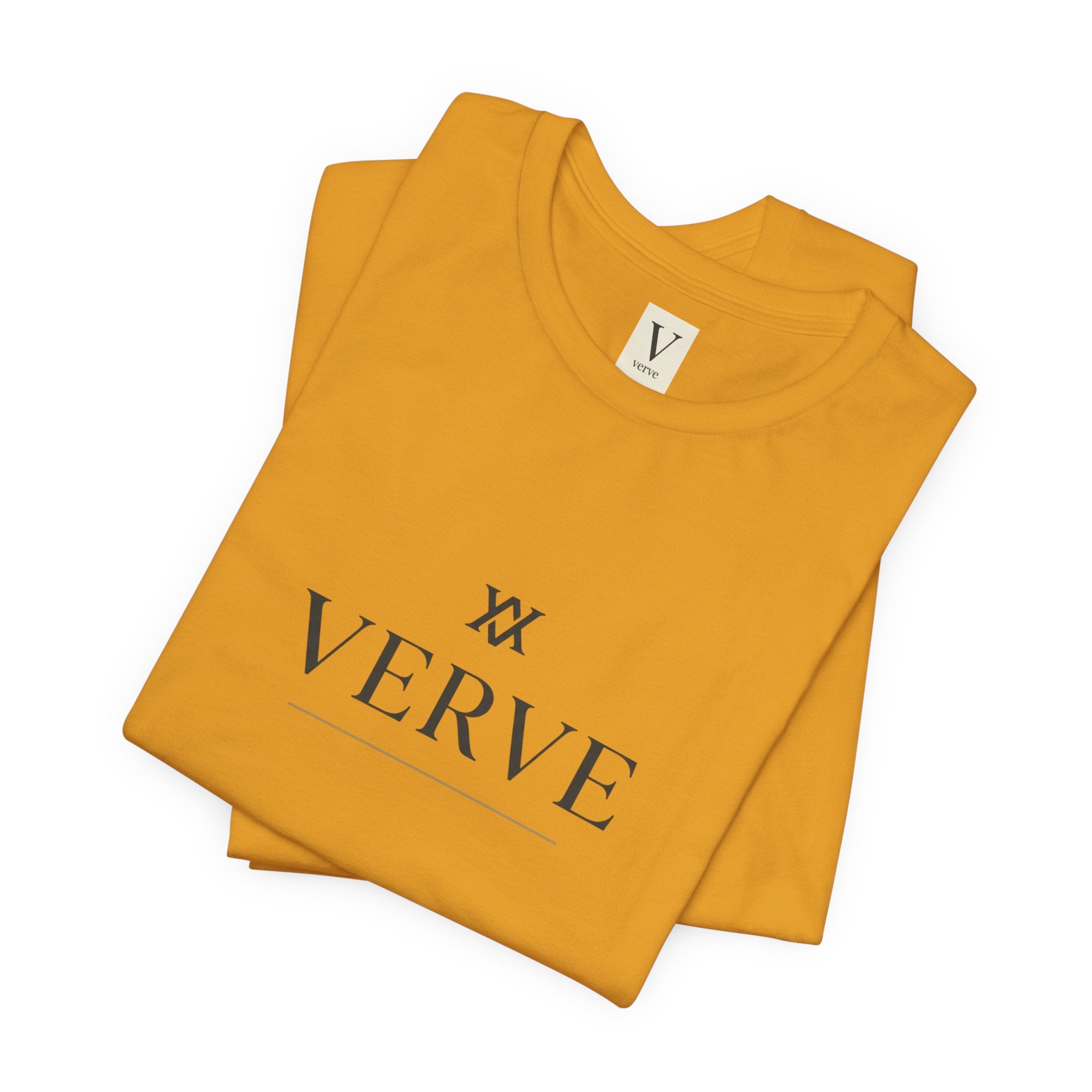 Verve Minimalist Logo Tee — Men's & Women's Casual Crewneck