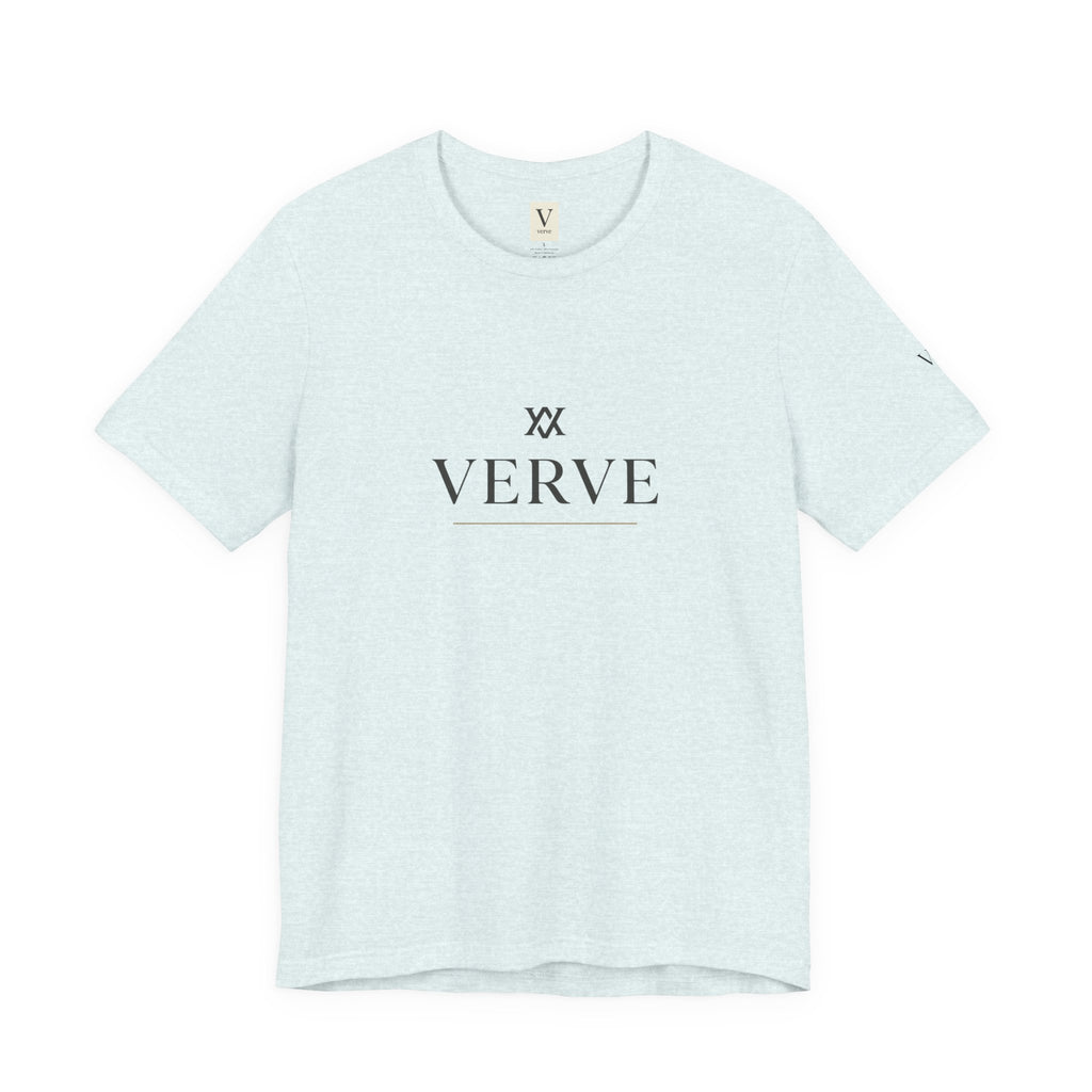 Verve Minimalist Logo Tee — Men's & Women's Casual Crewneck