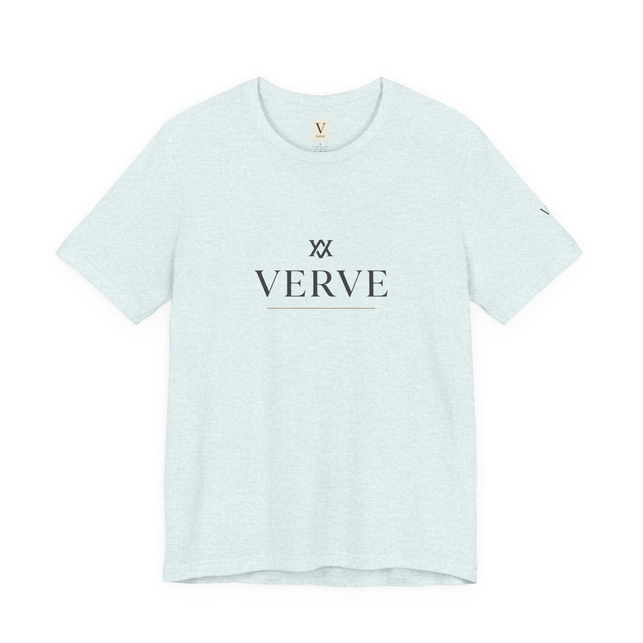 Verve Minimalist Logo Tee — Men's & Women's Casual Crewneck