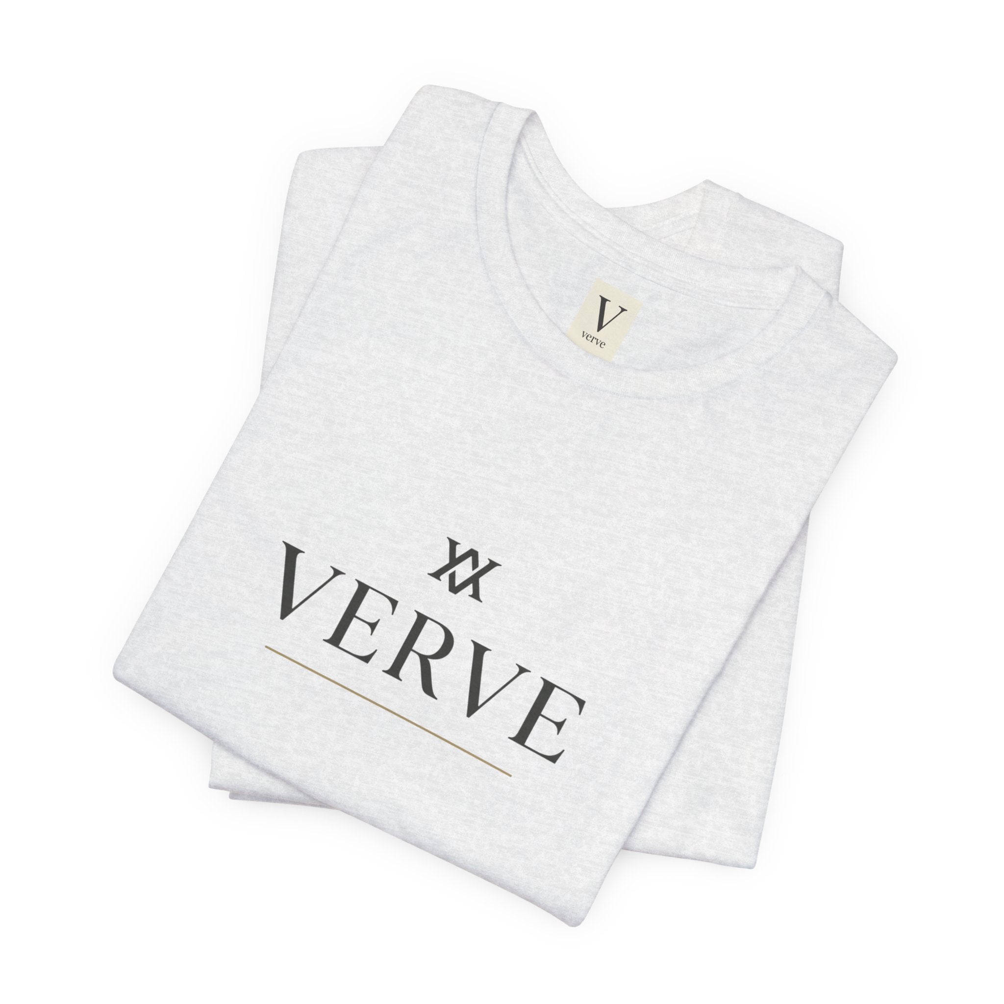 Verve Minimalist Logo Tee — Men's & Women's Casual Crewneck