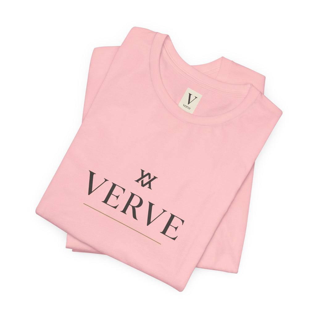 Verve Minimalist Logo Tee — Men's & Women's Casual Crewneck