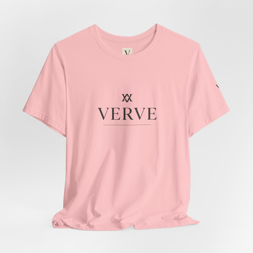 Verve Minimalist Logo Tee — Men's & Women's Casual Crewneck