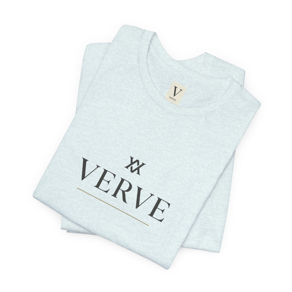 Verve Minimalist Logo Tee — Men's & Women's Casual Crewneck